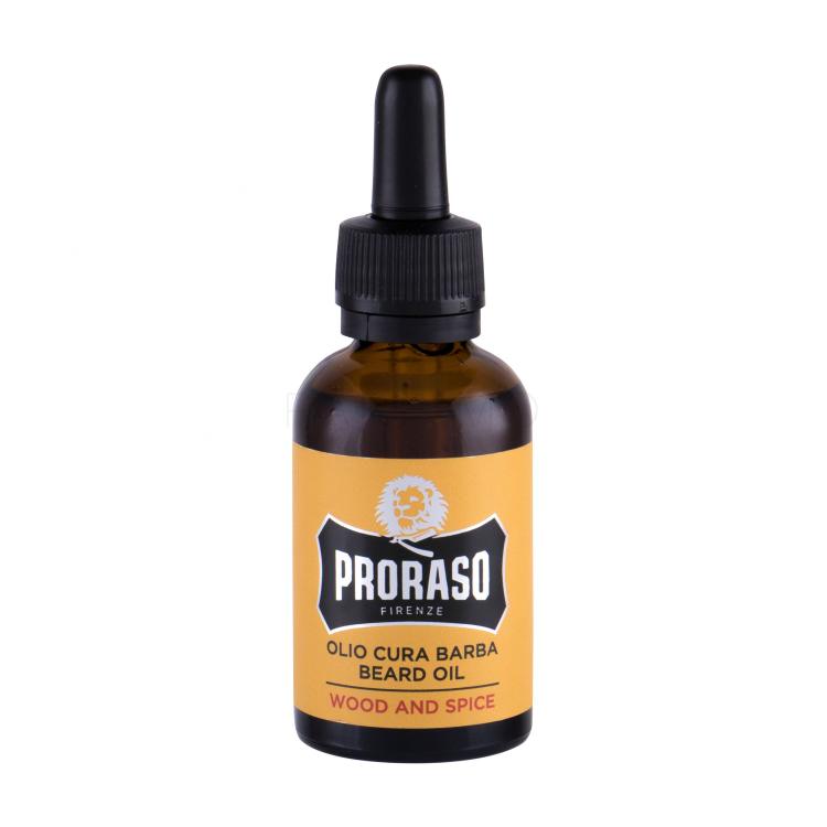 PRORASO Wood &amp; Spice Beard Oil Olje za brado za moške 30 ml