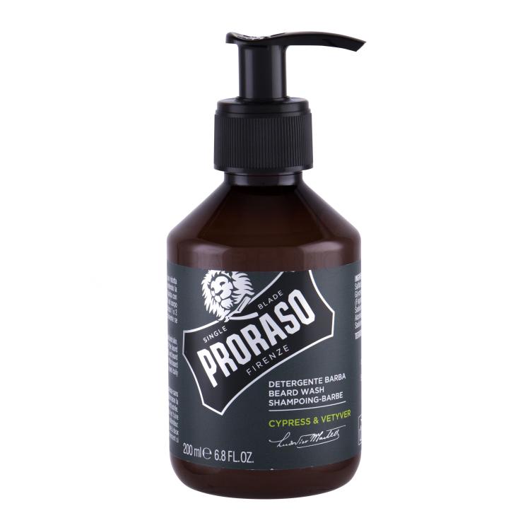PRORASO Cypress &amp; Vetyver Beard Wash Šampon za brado za moške 200 ml