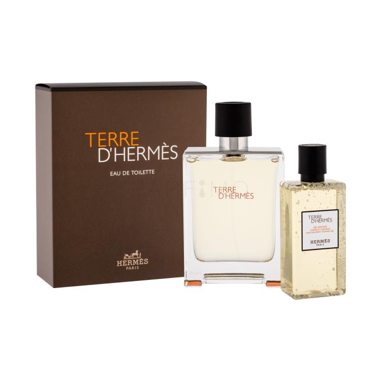 Hermes Terre d´Hermès Darilni set toaletna voda 100 ml + gel za prhanje 80 ml poškodovana škatla