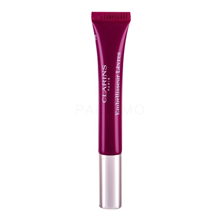 Clarins Natural Lip Perfector Glos za ustnice za ženske 12 ml Odtenek 08 Plum Shimmer