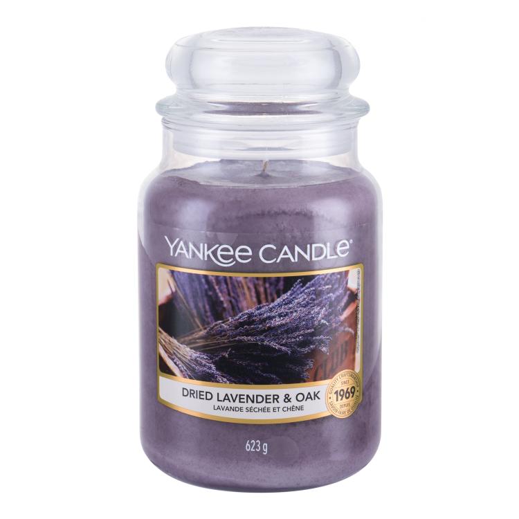 Yankee Candle Dried Lavender &amp; Oak Dišeča svečka 623 g