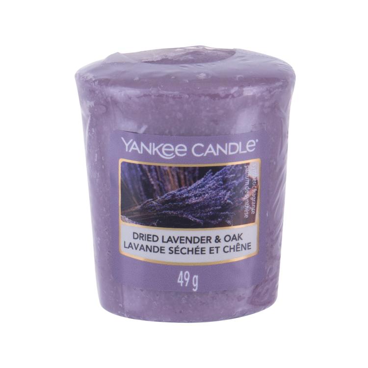 Yankee Candle Dried Lavender &amp; Oak Dišeča svečka 49 g