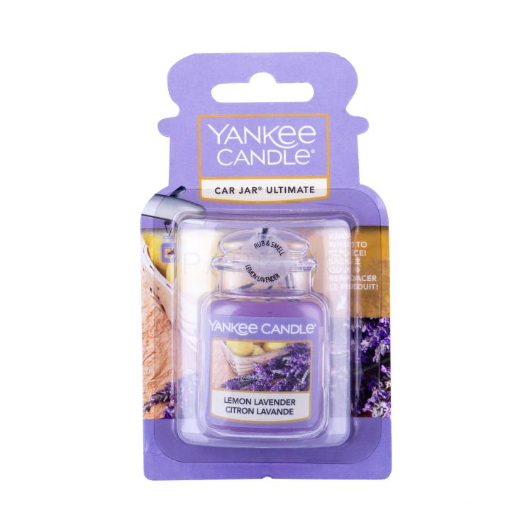 Yankee Candle Lemon Lavender Car Jar Osvežilci za vozilo 1 kos