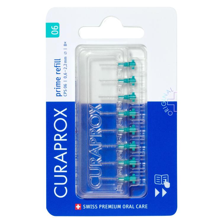 Curaprox CPS 06 Prime Refill 0,6 - 2,2 mm Medzobna ščetka Set