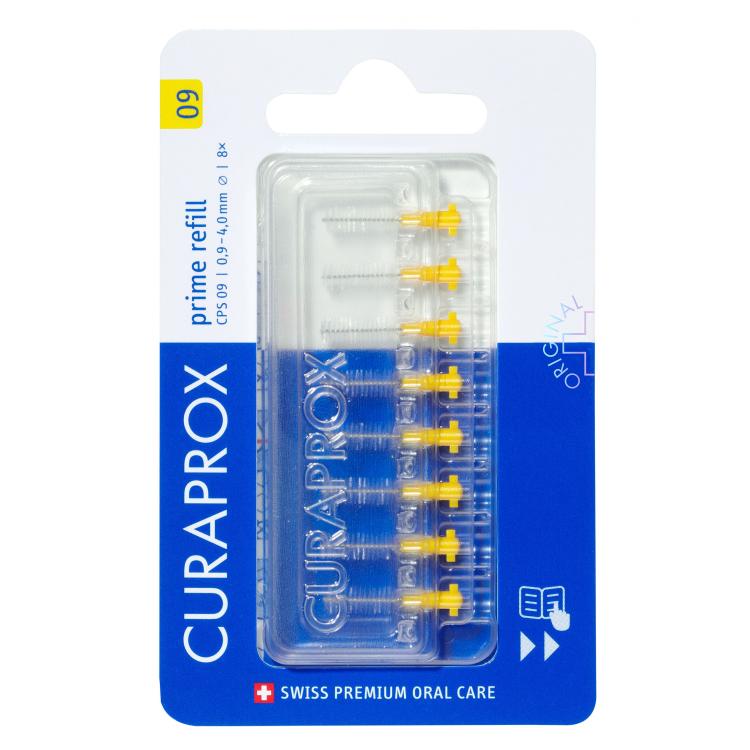 Curaprox CPS 09 Prime Refill 0,9 - 4,0 mm Medzobna ščetka Set