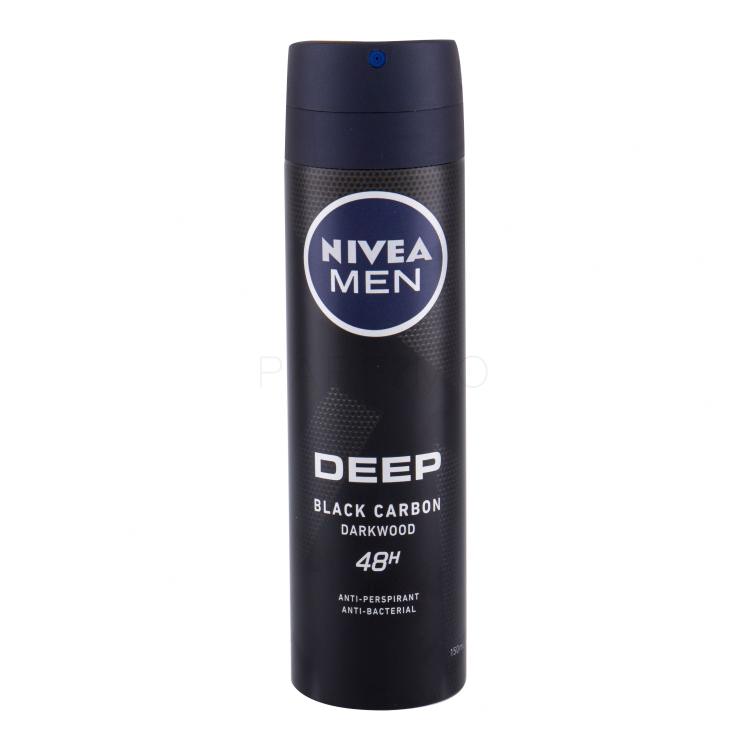 Nivea Men Deep Black Carbon 48H Antiperspirant za moške 150 ml