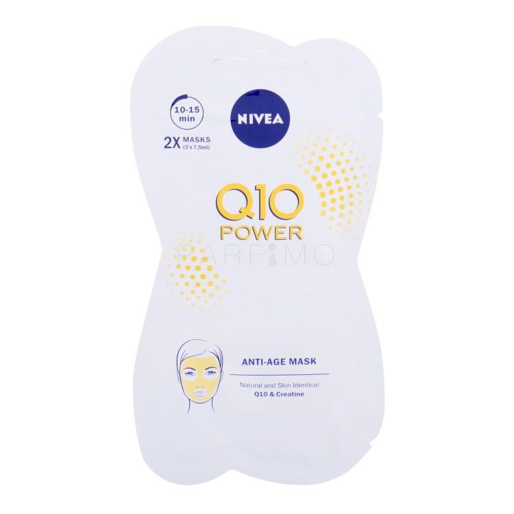 Nivea Q10 Power Anti-Age Maska za obraz za ženske 15 ml