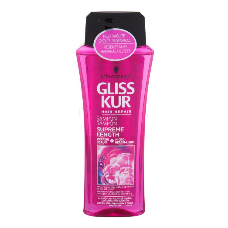 Schwarzkopf Gliss Supreme Length Šampon za ženske 250 ml