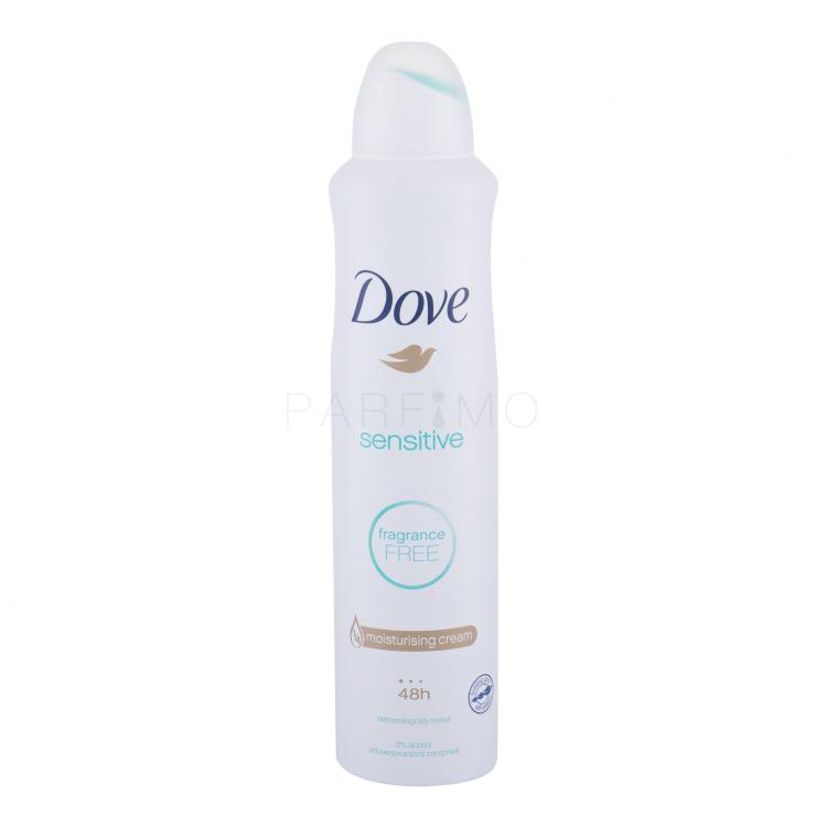 Dove Sensitive 48h Antiperspirant za ženske 250 ml