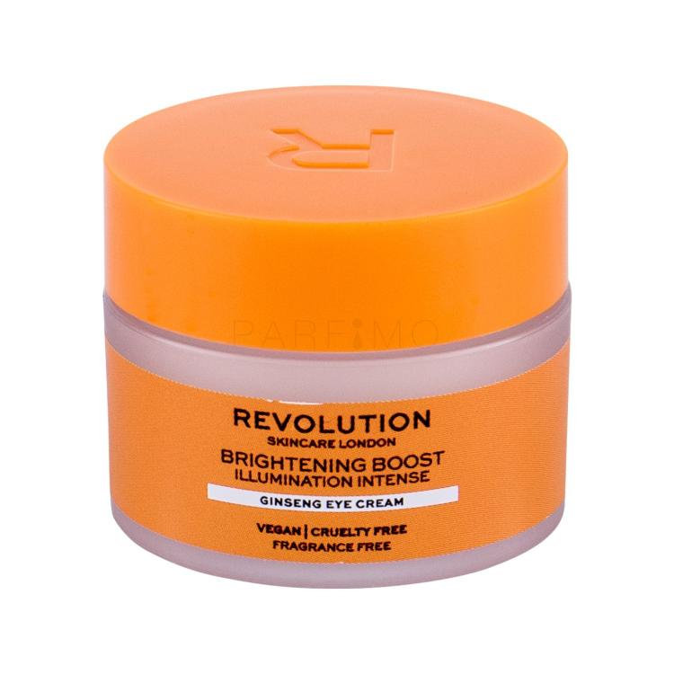 Revolution Skincare Brightening Boost Ginseng Krema za okoli oči za ženske 15 ml