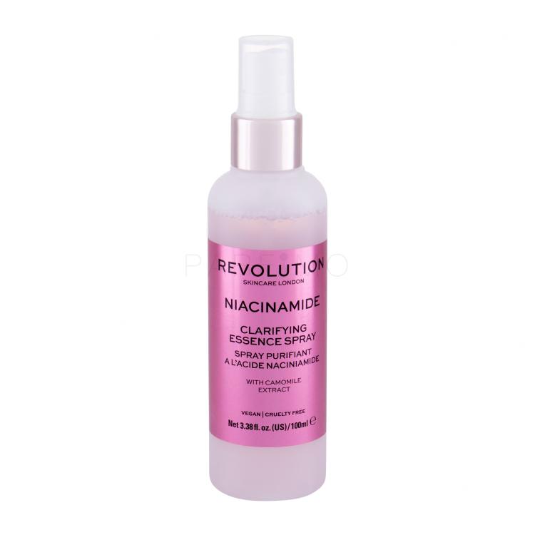 Revolution Skincare Niacinamide Clarifying Essence Spray Losjon in sprej za obraz za ženske 100 ml