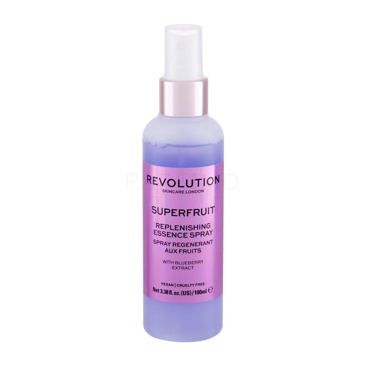 Revolution Skincare Superfruit Replenishing Essence Spray Losjon in sprej za obraz za ženske 100 ml