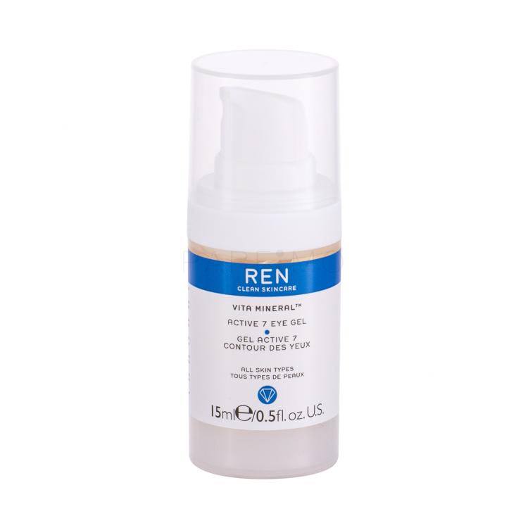 REN Clean Skincare Vita Mineral Active 7 Gel za okoli oči za ženske 15 ml