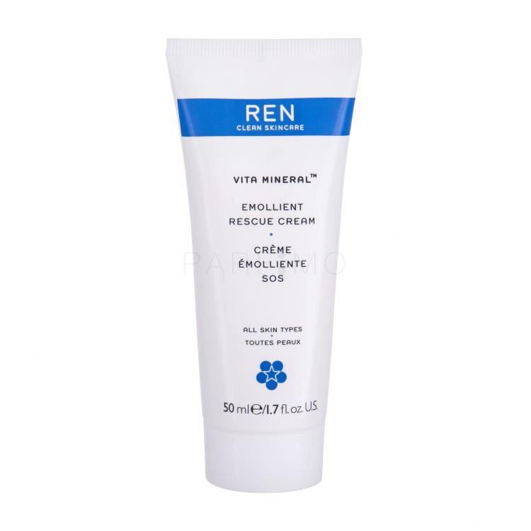 REN Clean Skincare Vita Mineral Emollient Rescue Dnevna krema za obraz za ženske 50 ml