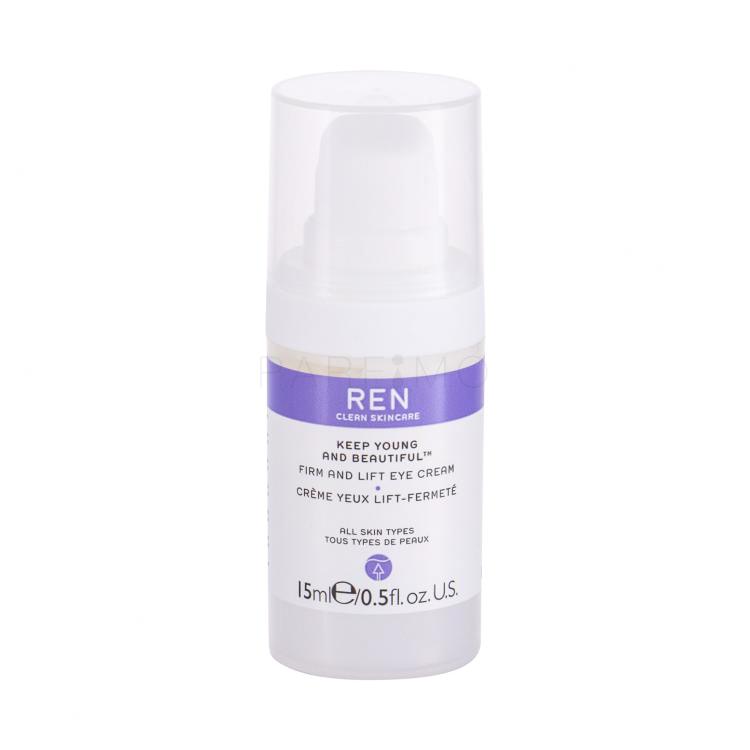 REN Clean Skincare Keep Young And Beautiful Firm And Lift Krema za okoli oči za ženske 15 ml