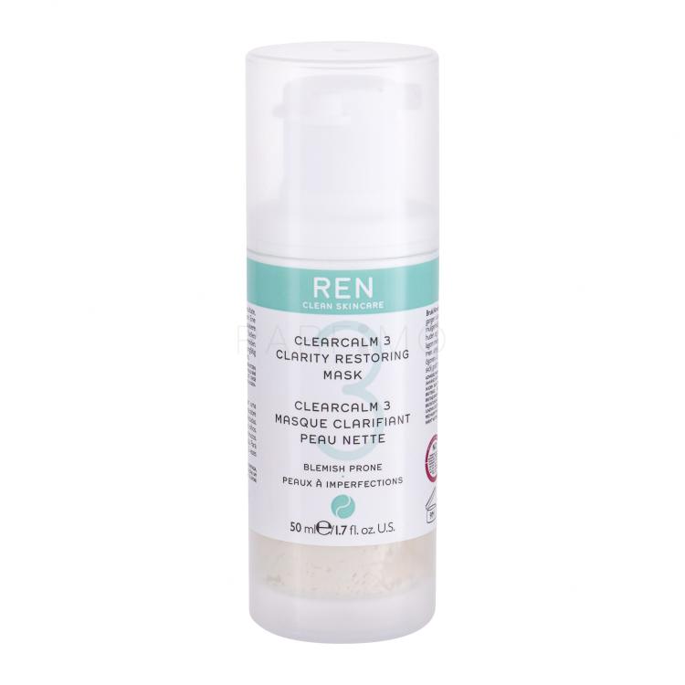 REN Clean Skincare Clearcalm 3 Clarity Restoring Maska za obraz za ženske 50 ml
