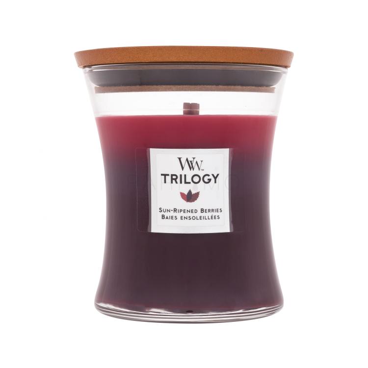 WoodWick Trilogy Sun Ripened Berries Dišeča svečka 275 g