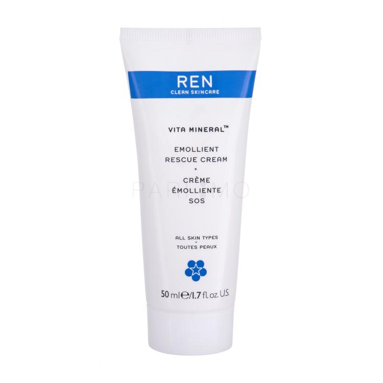 REN Clean Skincare Vita Mineral Emollient Rescue Dnevna krema za obraz za ženske 50 ml tester