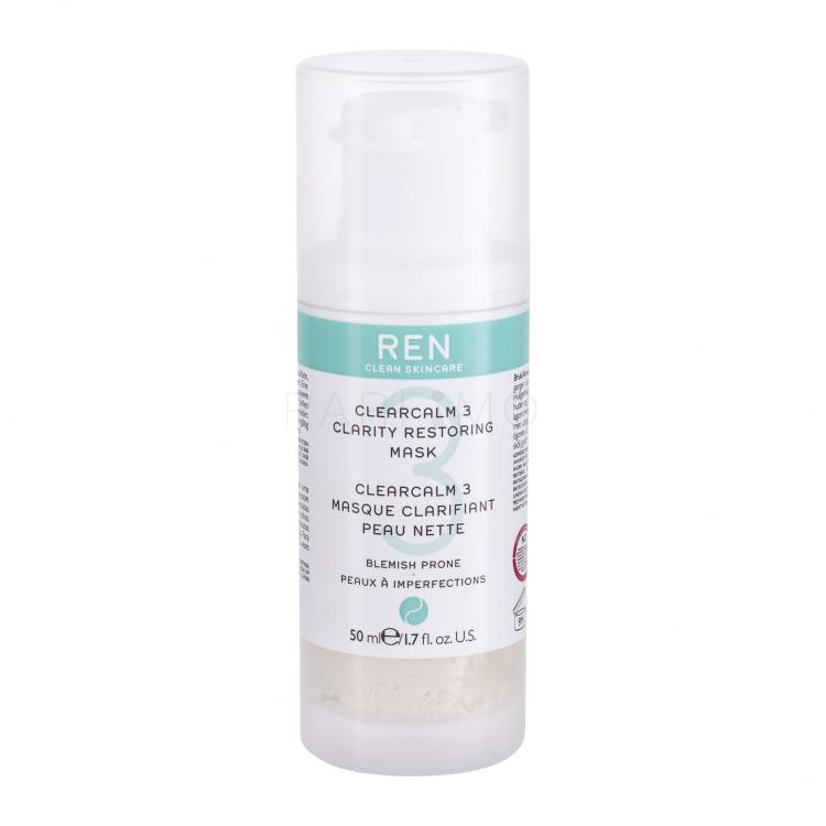 REN Clean Skincare Clearcalm 3 Clarity Restoring Maska za obraz za ženske 50 ml tester