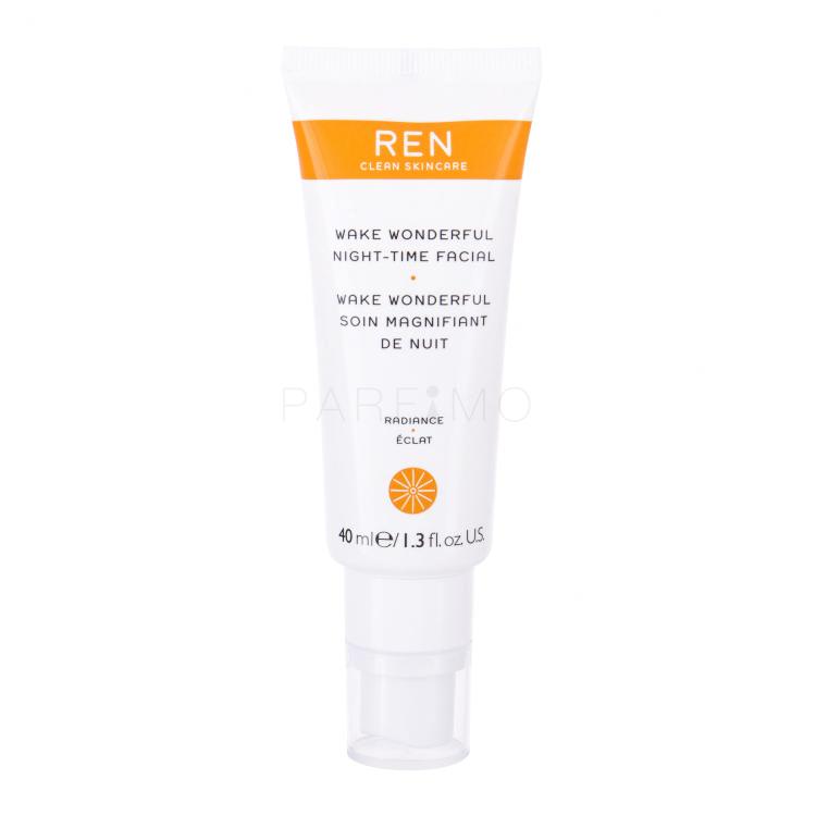 REN Clean Skincare Radiance Wake Wonderful Night-Time Facial Nočna krema za obraz za ženske 40 ml tester