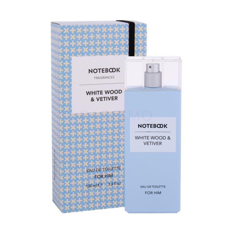 Notebook Fragrances White Wood &amp; Vetiver Toaletna voda za moške 100 ml