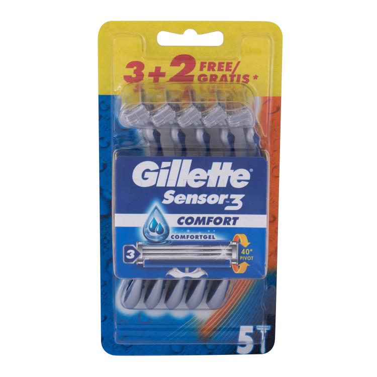 Gillette Sensor3 Comfort Brivnik za moške 1 kos