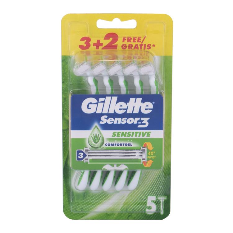 Gillette Sensor3 Sensitive Brivnik za moške 1 kos