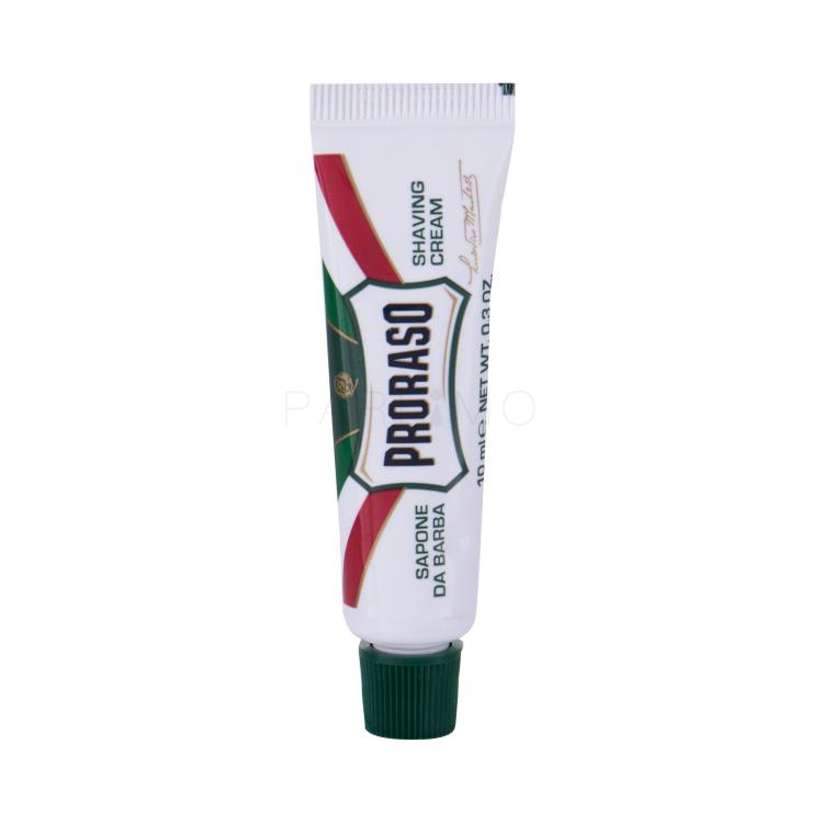 PRORASO Green Shaving Cream Krema za britje za moške 10 ml