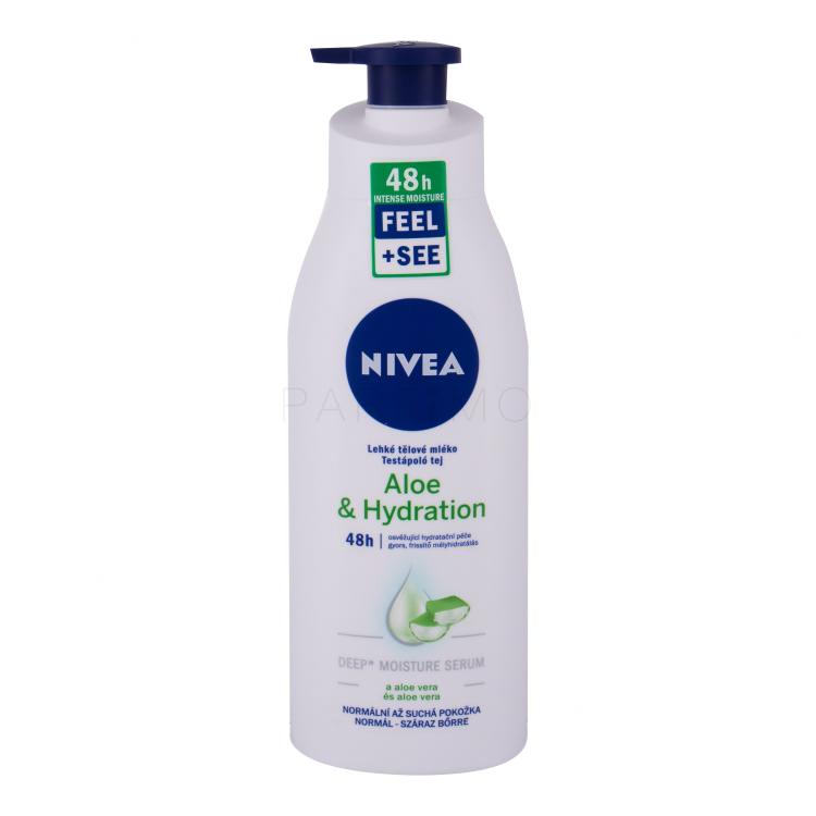 Nivea Aloe &amp; Hydration 48h Losjon za telo za ženske 400 ml