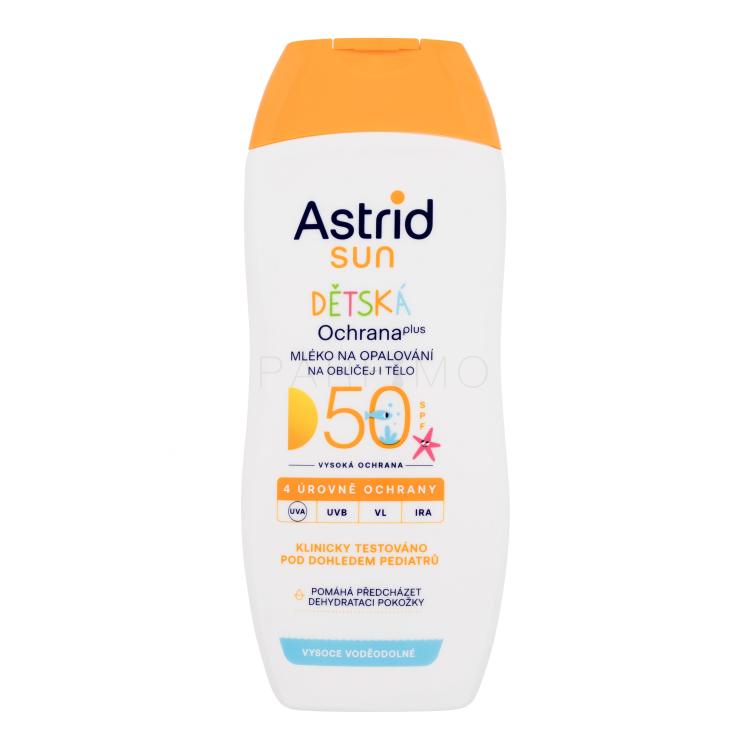Astrid Sun Kids Face and Body Lotion SPF50 Zaščita pred soncem za telo za otroke 200 ml