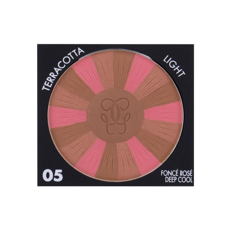 Guerlain Terracotta Light The Sun-Kissed Glow Powder Bronzer za ženske 6 g Odtenek 05 Deep Cool tester