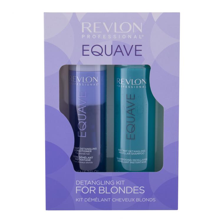 Revlon Professional Equave Instant Detangling Blonde Hair Darilni set balzam brez izpiranja 200 ml + micelarni šampon 250 ml