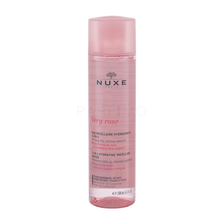 NUXE Very Rose 3-In-1 Hydrating Micelarna vodica za ženske 200 ml