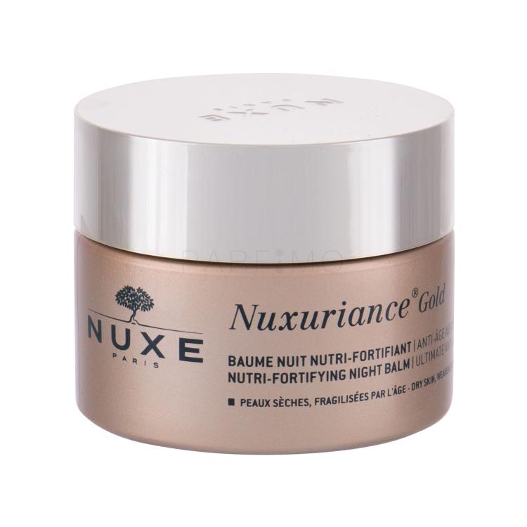 NUXE Nuxuriance Gold Nutri-Fortifying Night Balm Nočna krema za obraz za ženske 50 ml