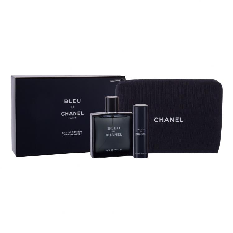 Chanel Bleu de Chanel Darilni set parfumska voda 100 ml + parfumska voda 20 ml + kozmetična torbica