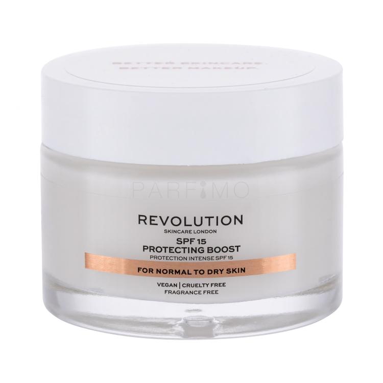 Revolution Skincare Moisture Cream Normal to Dry Skin SPF15 Dnevna krema za obraz za ženske 50 ml