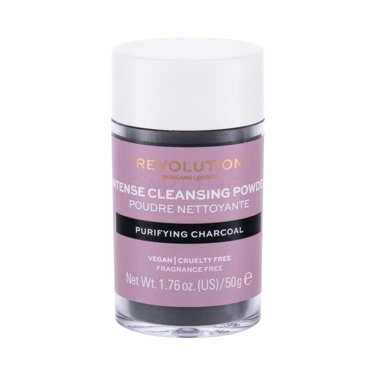 Revolution Skincare Cleansing Powder Purifying Charcoal Čistilna pena za ženske 50 g