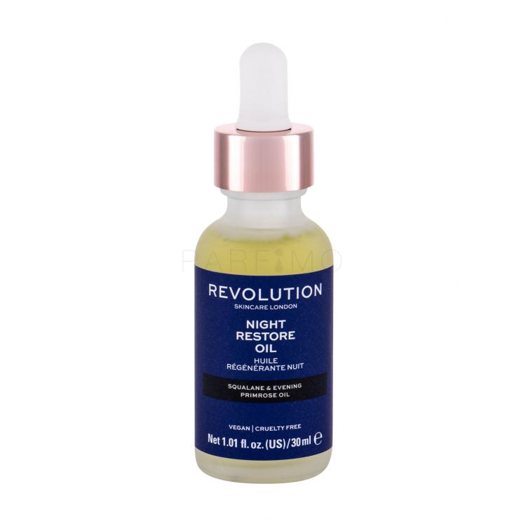 Revolution Skincare Night Restore Oil Serum za obraz za ženske 30 ml