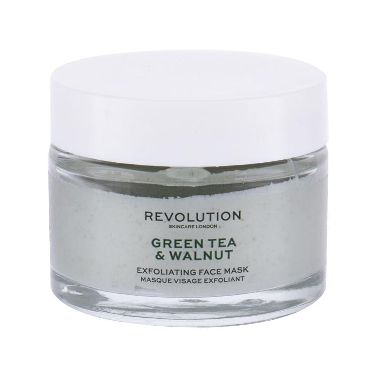 Revolution Skincare Green Tea &amp; Walnut Maska za obraz za ženske 50 ml