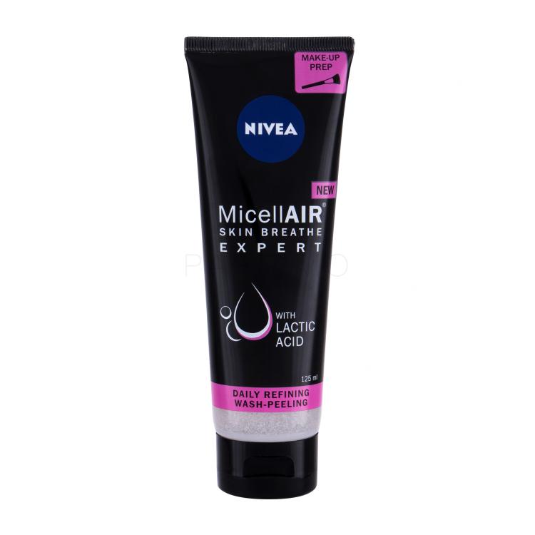 Nivea MicellAIR® Daily Refining Wash-Peeling Čistilni gel za ženske 125 ml
