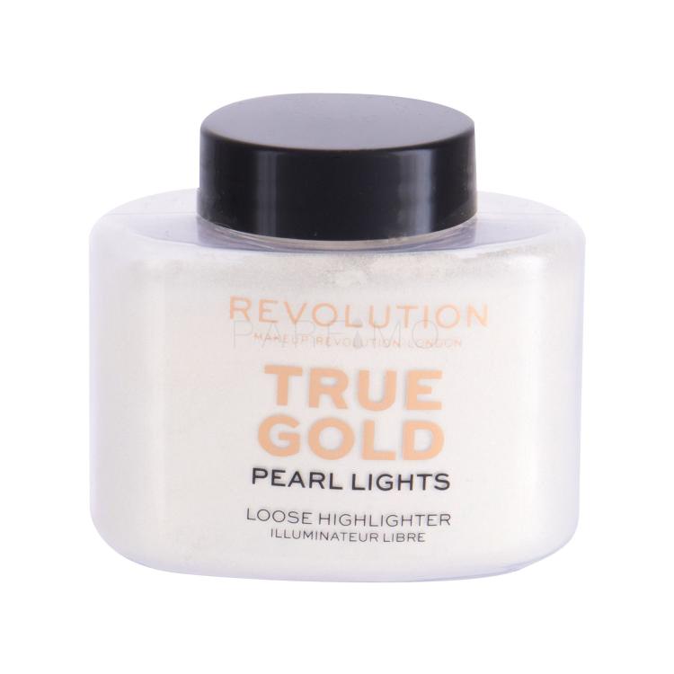 Makeup Revolution London Pearl Lights Osvetljevalec za ženske 25 g Odtenek True Gold