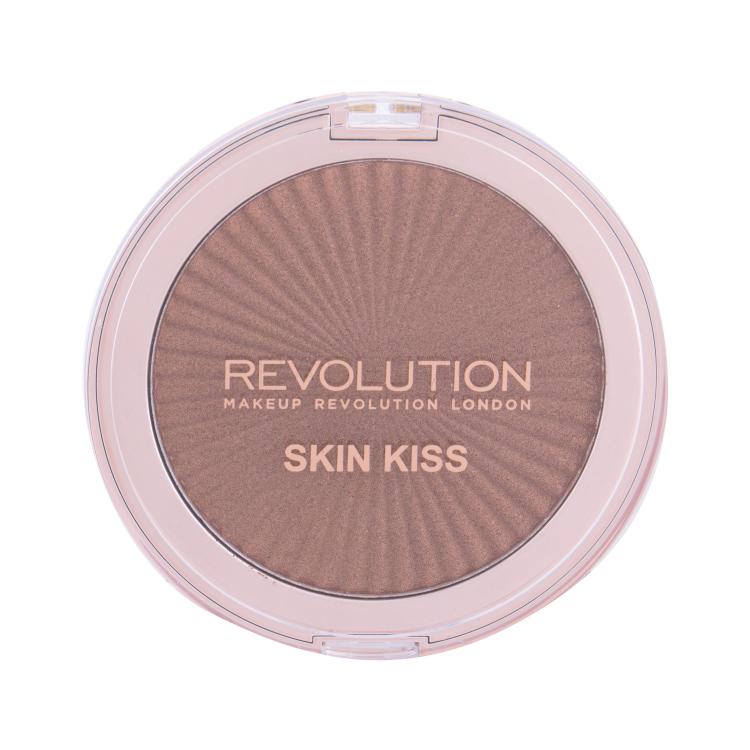 Makeup Revolution London Skin Kiss Osvetljevalec za ženske 14 g Odtenek Sun Kiss