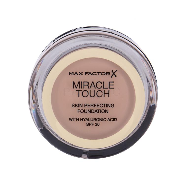 Max Factor Miracle Touch Skin Perfecting SPF30 Puder za ženske 11,5 g Odtenek 045 Warm Almond