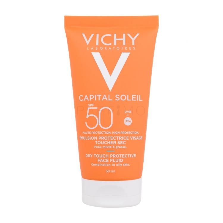 Vichy Capital Soleil Dry Touch Protective Face Fluid SPF50 Zaščita pred soncem za obraz 50 ml