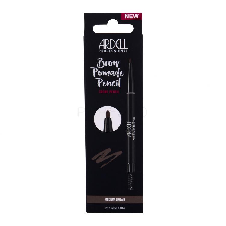 Ardell Brow Pomade Pencil Svinčnik za obrvi za ženske 0,12 g Odtenek Medium Brown