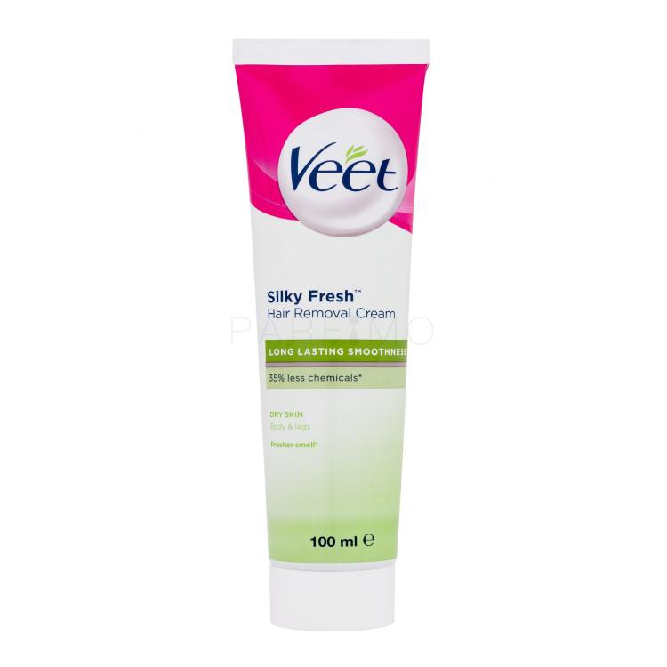 Veet Silky Fresh Dry Skin Izdelki za depilacijo za ženske 100 ml