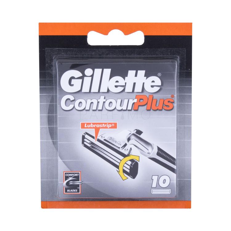 Gillette Contour Plus Nadomestne britvice za moške 10 kos