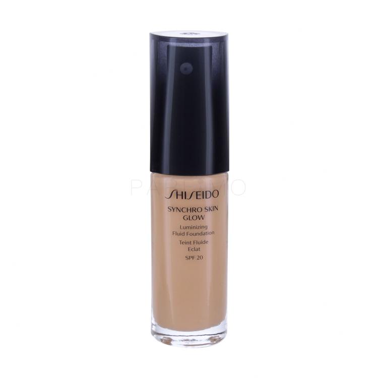Shiseido Synchro Skin Glow SPF20 Puder za ženske 30 ml Odtenek Golden 4