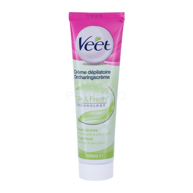 Veet Silky Fresh Dry Skin Izdelki za depilacijo za ženske 100 ml poškodovana škatla