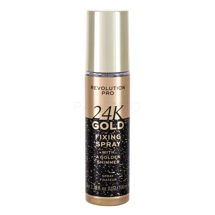 Makeup Revolution London Revolution PRO 24K Gold Fiksator za ličila za ženske 100 ml